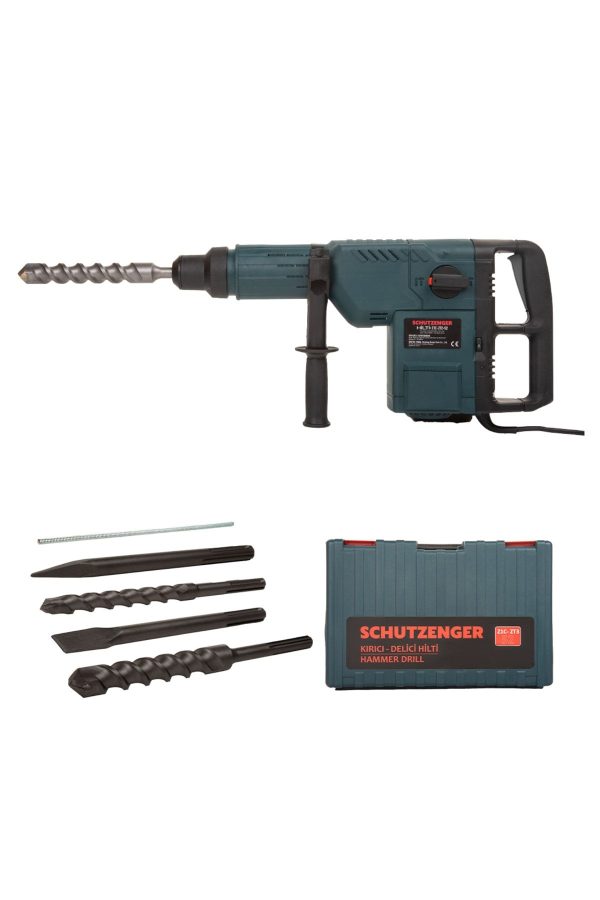 SCHUTZENGER German Desing 3600w 11 Kg Sds Max 3 Fonksiyonlu Kırıcı - Delici Hilti Z1c-zt2-52 52 Mm