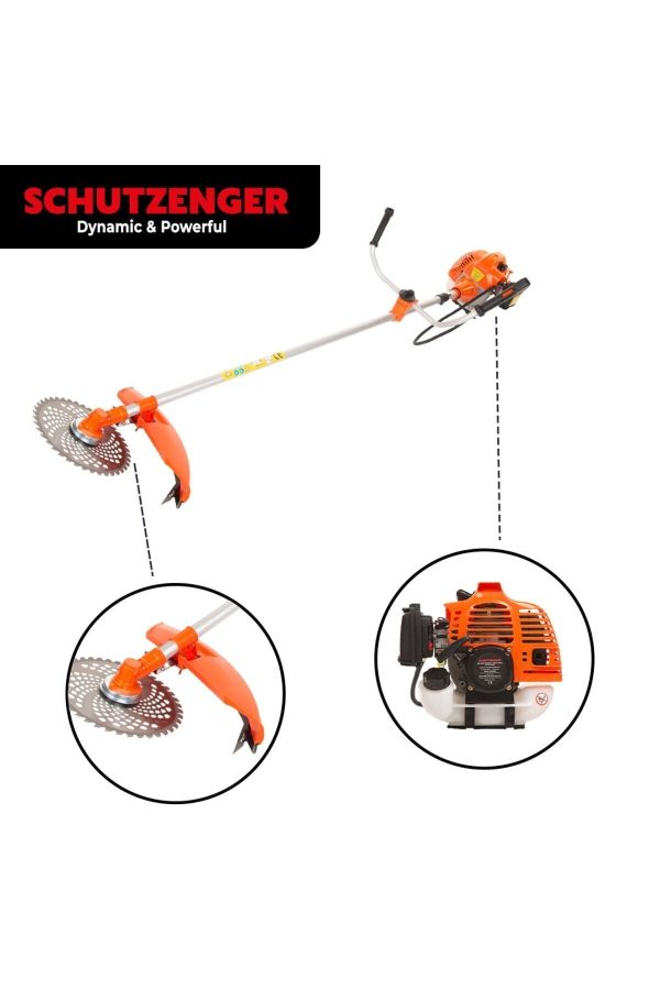 SCHUTZENGER German Desing 15 Hp Benzinli Ot - Çim Biçme Makinesi ( Yandan ) Sc-y9520b - Görsel 2