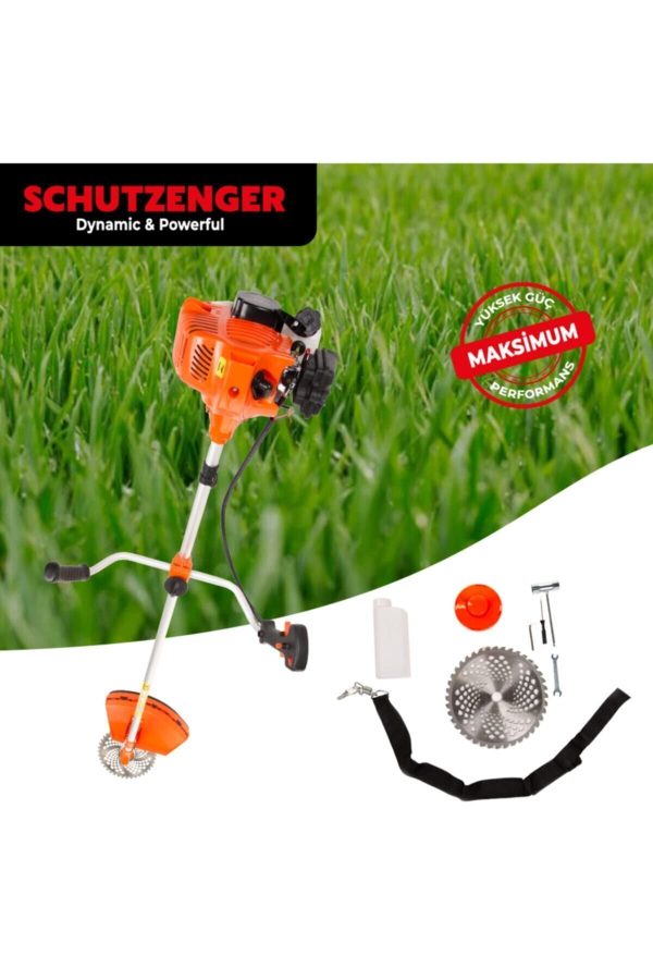 SCHUTZENGER Sc-y9520b Benzinli Ot - Çim Biçme Makinesi ( Yandan ) - Görsel 2