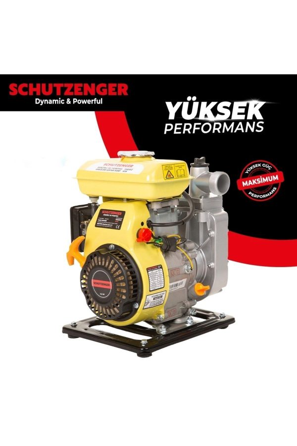 SCHUTZENGER Profesyonel 3.5 Hp Benzinli Su Pompası 1,5 Inç 3,5 Hp Sc-40a - Görsel 2