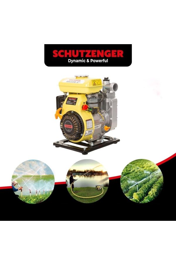 SCHUTZENGER Profesyonel 3.5 Hp Benzinli Su Pompası 1,5 Inç 3,5 Hp Sc-40a - Görsel 3