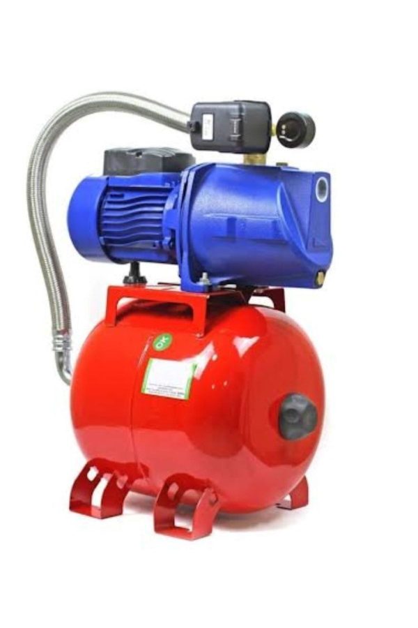 SCHUTZENGER 1.5 Hp 1" Jet Pompalı 24 Litre Tanklı 4 Kat 5 Daireye Yeterli Paket Hidrofor Scjettank