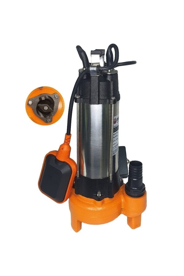 SCHUTZENGER 3.5 Hp Drenaj Logar Atık Dalgıç Su Pompası Motoru - Bıçaklı Parçalayıcı Drenaj 3.5 Hp - Görsel 2