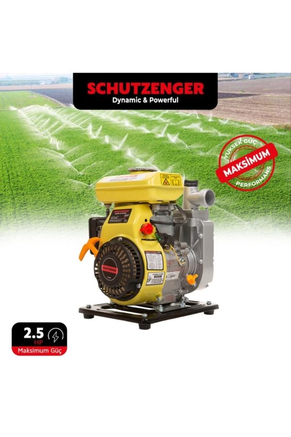 SCHUTZENGER Benzinli Su Pompası Sc-25a 1 Inç 4,5 Hp - Görsel 5