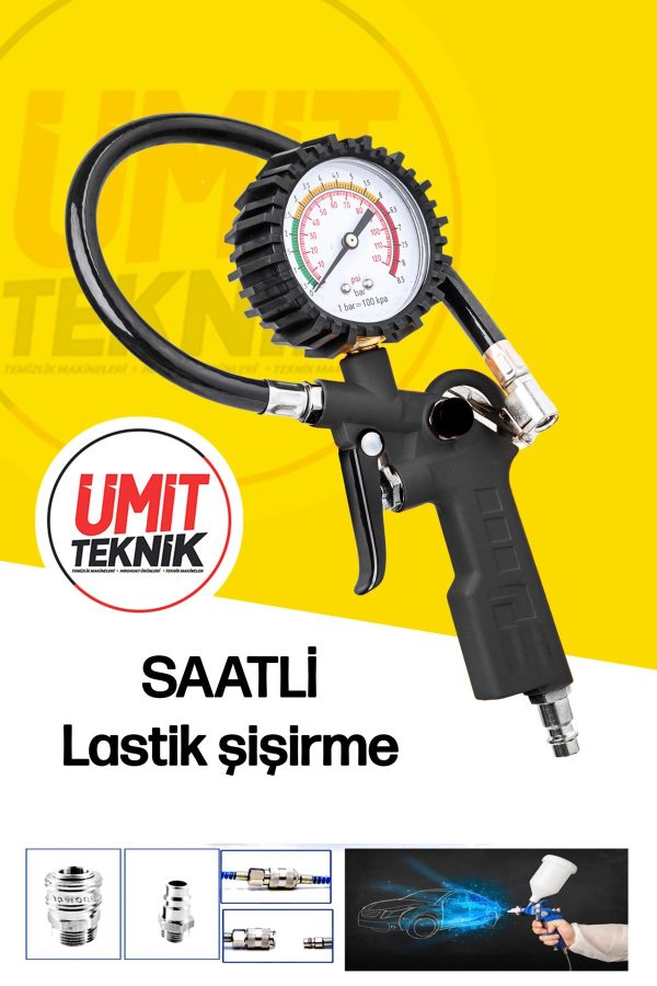 Profesyonel Üstten Depolu Profesyonel 600 cc Boya Sprey Tabancası 1.8mm Lastik Şişirme Takım - Görsel 4