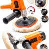 Premium Kalite 180mm 6 Kademe Devir Ayarlı Dikey Koltuk Yıkama,Pasta Cila  Parlatma Polisaj Makinesi - Görsel 3