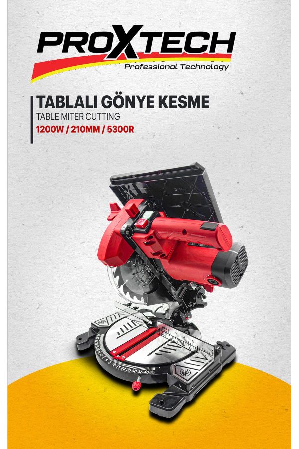 Profesyonel Endüksiyon Motor 210mm Tablalı Gönye Kesme Ahşap Sunta Plastik Kesme Gönye KesmeMakinesi - Görsel 5