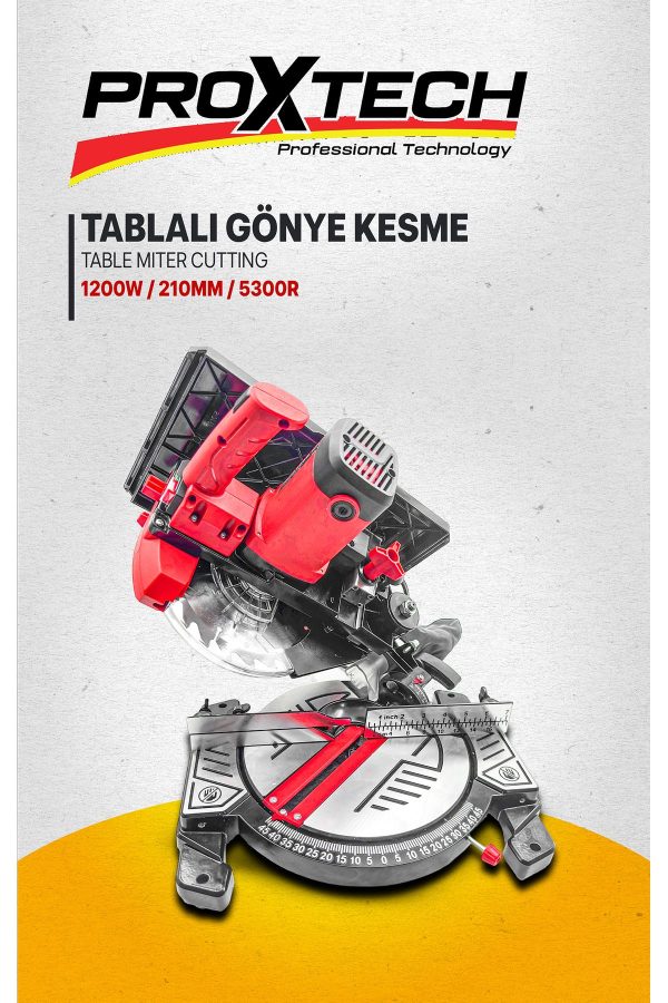 Profesyonel Endüksiyon Motor 210mm Tablalı Gönye Kesme Ahşap Sunta Plastik Kesme Gönye KesmeMakinesi - Görsel 6