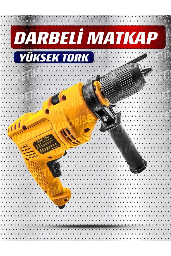 Proxtech Profesyonel Yüksek Tork Darbeli Full Bits Set Hediye 13 Mm 1100w Matkap - Görsel 2