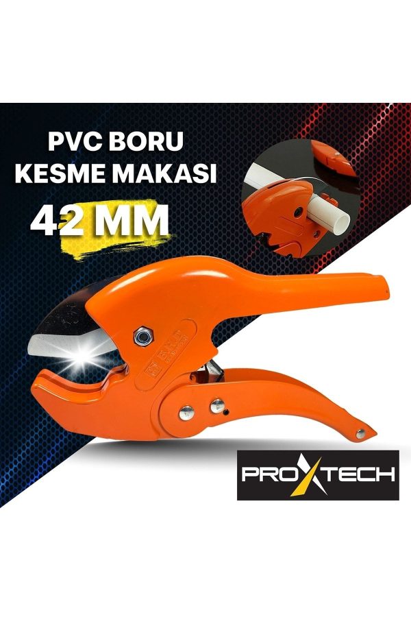 Profesyonel Keskin Pvc-ppr Plastik Boru Kesme Makası 42mm Strong - Görsel 4