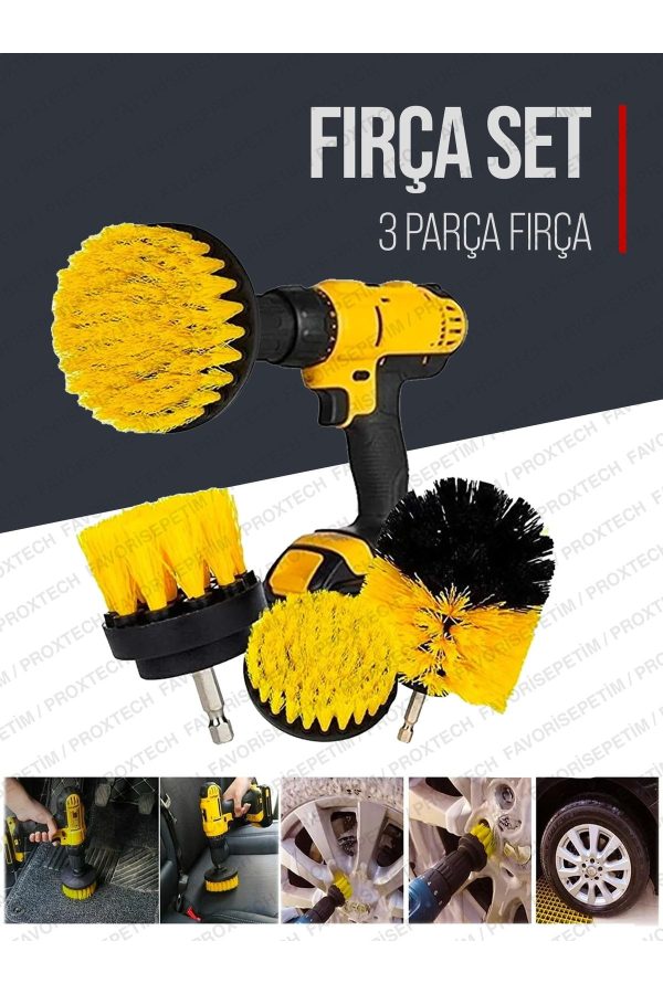 Pro18pcs 115mm Pasta Cila Polisaj Süngeri,fırça Mikrofiberbez,pastacila Sünger Matkap Parlatma Seti - Görsel 4