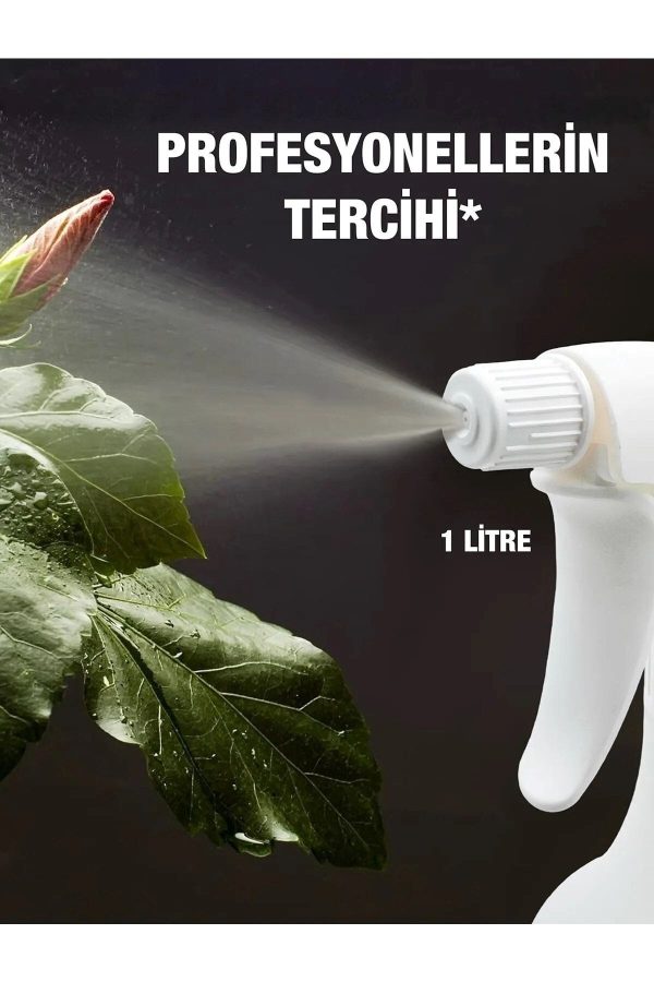 Premium Profesyonel Kimyasala Dayanıklı Taşınabilir Boş 1 Litre Boş Fısfıs Sprey Şişesi (5 Adet) - Görsel 4